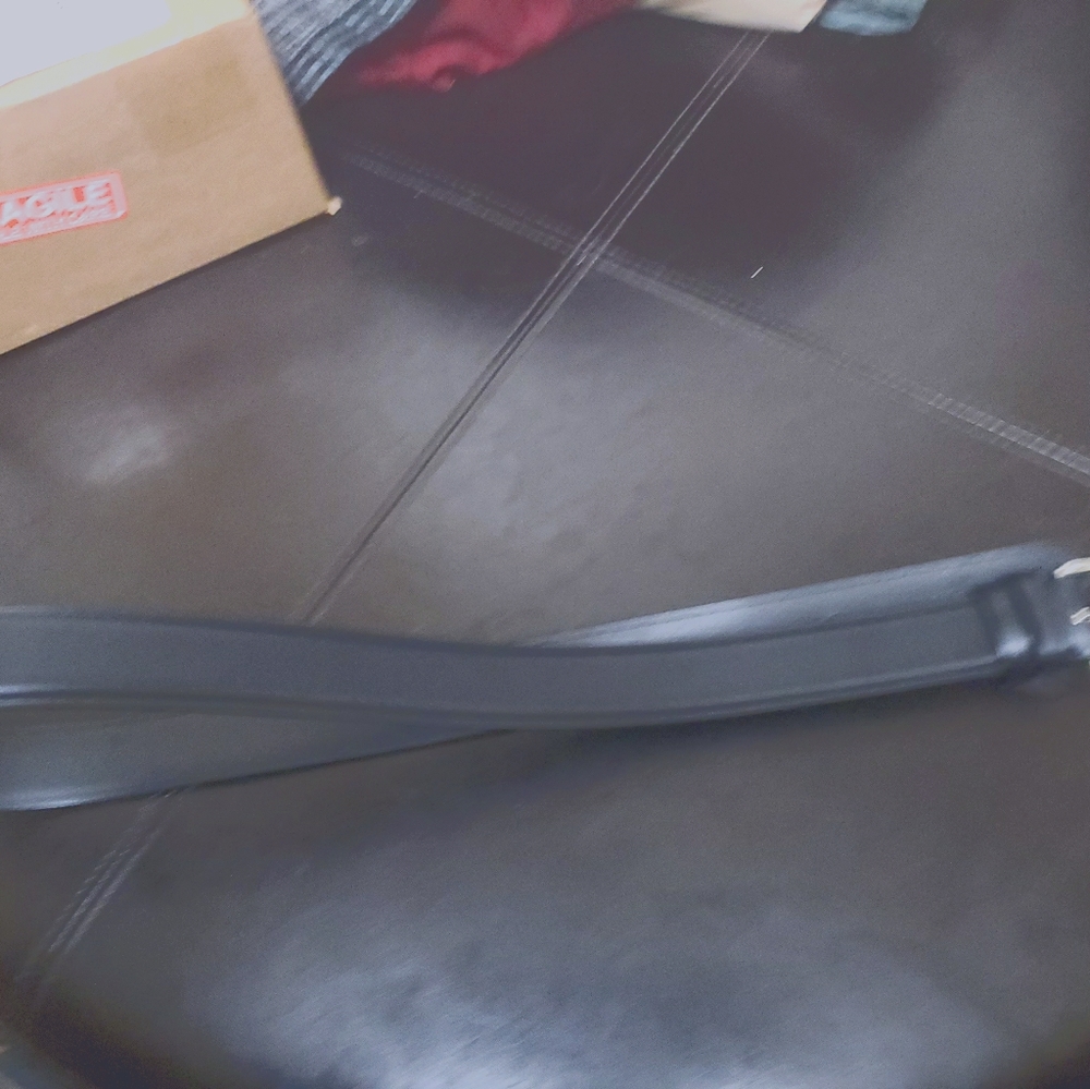 Men's 34 " black pilot by Ralph Lauren Belt